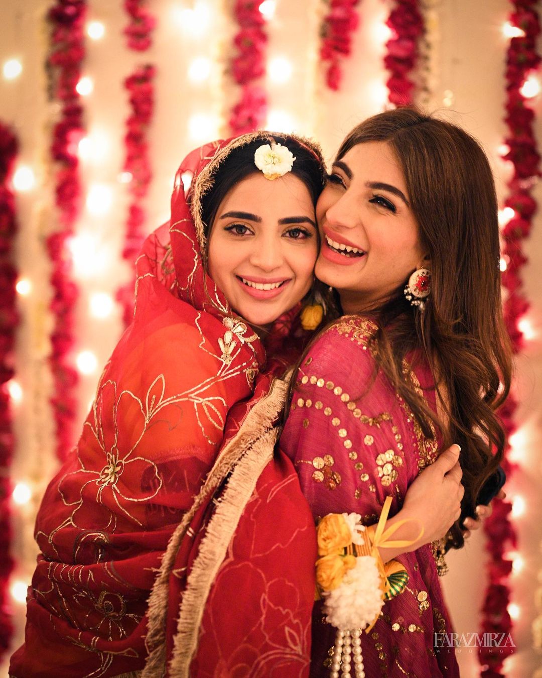 In pictures & videos: Saboor Aly and Ali Ansari's fun-filled mayun ceremony